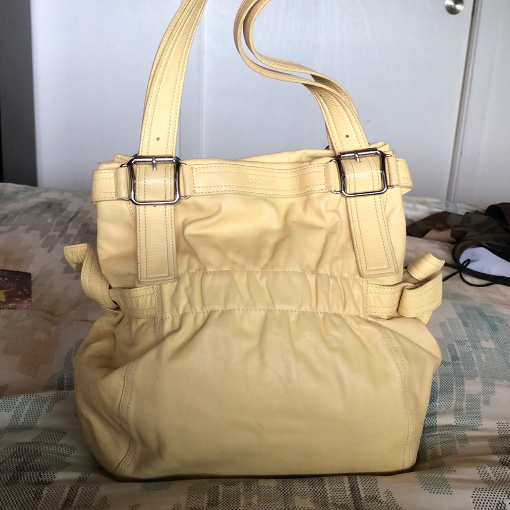 Vintage DKNY leather bag